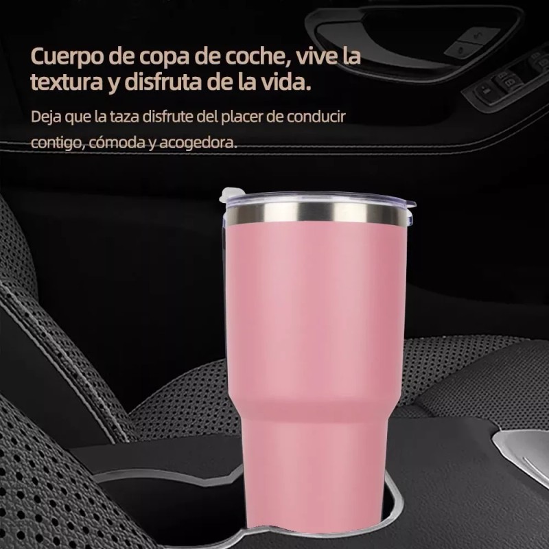 Meru Termo Vaso De Acero Inoxidable Frío Caliente 30 Oz