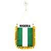 Nigeria Mini Flag 4"x6" Window Banner w/suction cup