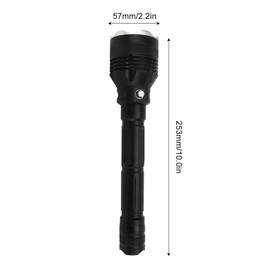 Super Bright 8000LM Scuba Diving Flashlight IPX8 Waterproof Torch with 3 Lighting Modes for Underwater Activities