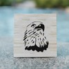 FINGERINSPIRE 4 PCS Eagle Design Painting Stencil with 1Pc Plastic