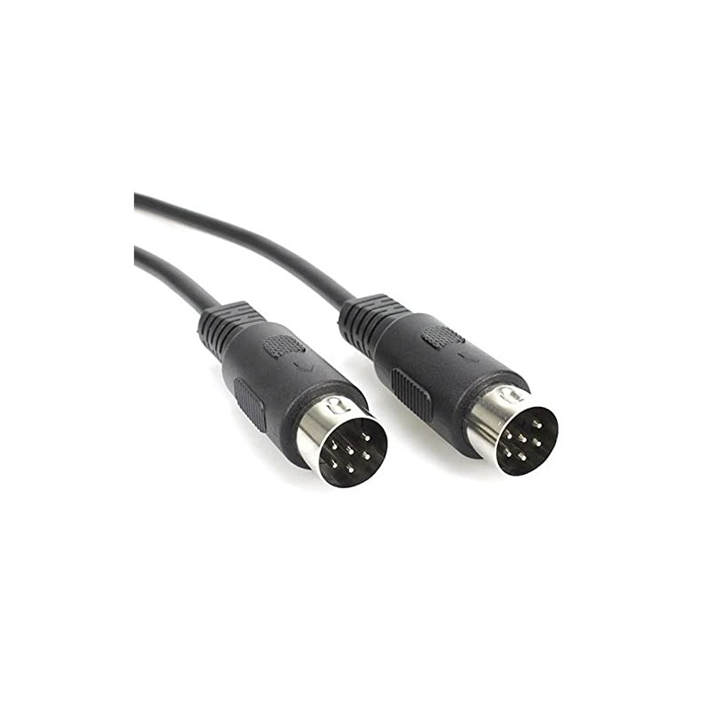 6 Pin DIN Male to Male Roland Microvitec Monitor BBC