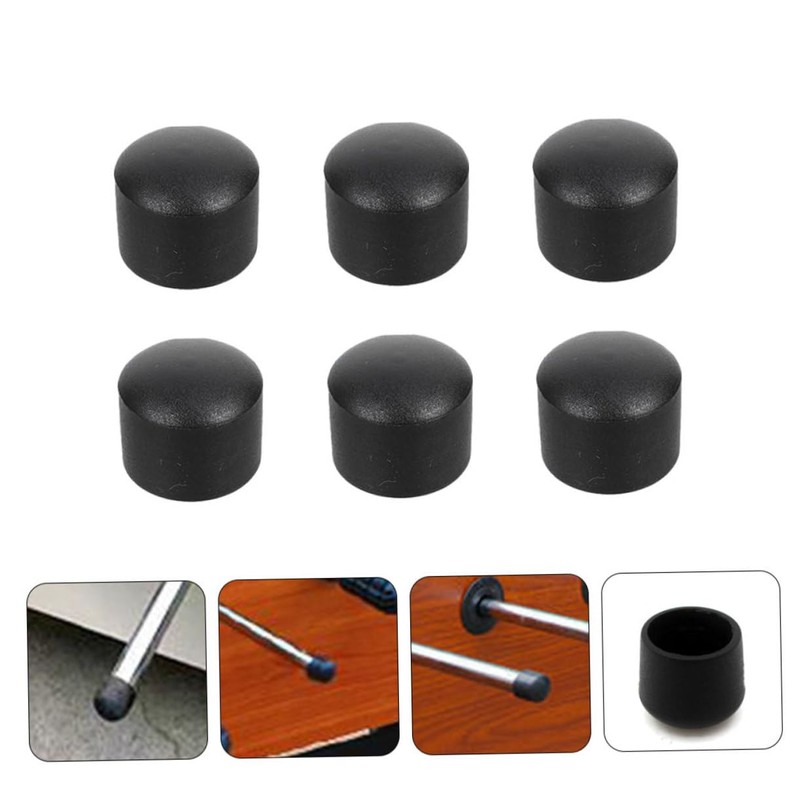 KICHOUSE 16pcs Soccer Table Tip Plugs for Foosball End Caps