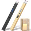 LcFun 2 Pack Candle Lighter USB Rechargeable Electric Plasma Arc