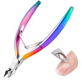 Dr.Mode Wide Jaw Opening Stainless Steel Nail Clippers for Thick Nails and Toenail Clippers with Finger Nail File for Men and Women, Large Laser