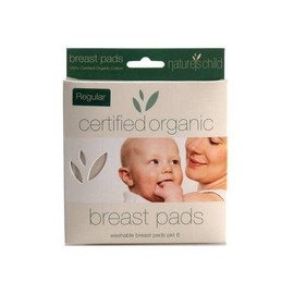 Natures Child Nature's Child Organic Cotton Washable Breast Pads - 6 pack - Regular/Daytime, Regular/Daytime