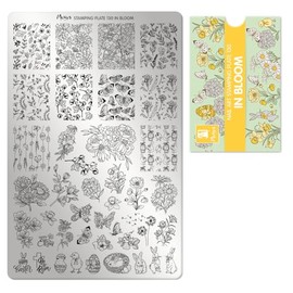 MOYRA Stamping plate 130 "IN BLOOM" Nail Stamping plate