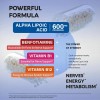 Acido Alfa Lipoico 600mg 120 Caps Nutra Harmony Hecho En
