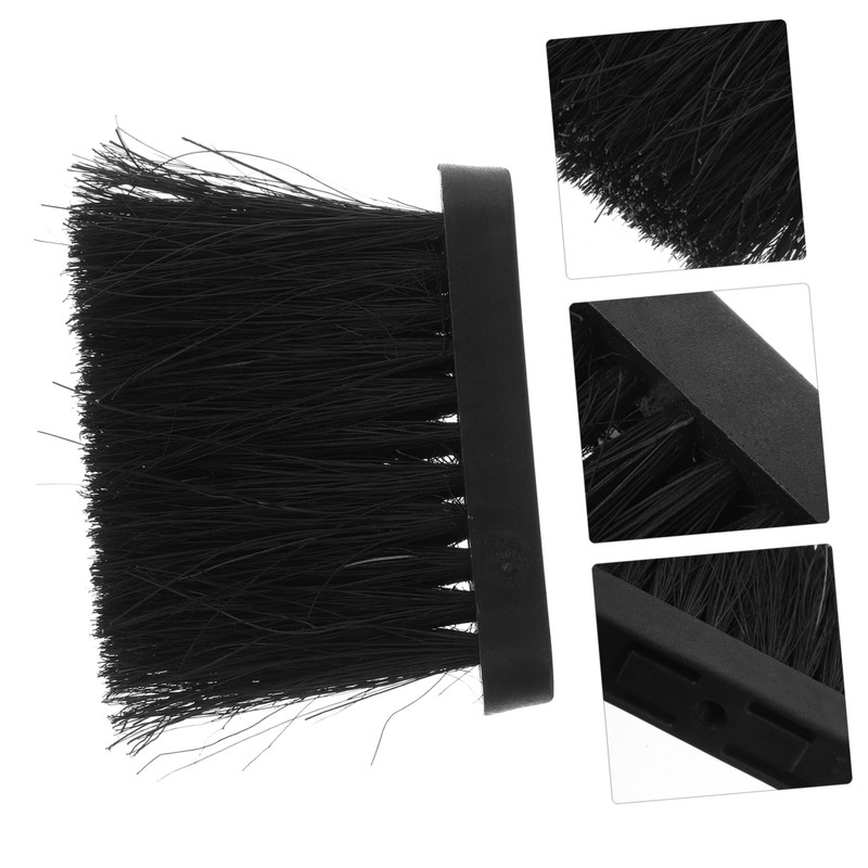 Levemolo Fireplace Brush Replacement Head Kitchen Broom Head Long Handled