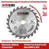 Saxton Flat Top TCT Circular Saw Blade 210mm x 24T
