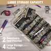 WORKPRO Roll Tool Bag with Detachable Pouches, Heavy Duty Organizer