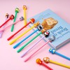 DMIGHT Cute Safari Animals Cartoon Gel Black Ink Pens,Random Kawaii