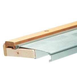 Frost King TAOC36A Adjustable Aluminum and Oak Sill Threshold, 3' L x 5-5/8" W x 1-3/8" H, Mill Finish
