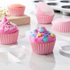 Caperci Grease-Resistant Standard Pink Cupcake Liners 150 Counts - Heavy