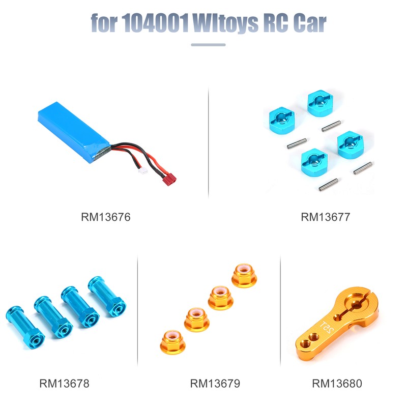 7.4V 3800mAh Lithium Battery Compatible with Wltoys Car 124019 124018