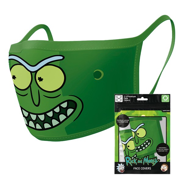 Derbystar Pyramid International GP85562 Handkerchief, Rick & Morty, Único