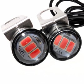 sakurawing Universal LED Strobe Light Flash Bike Car 12v Red