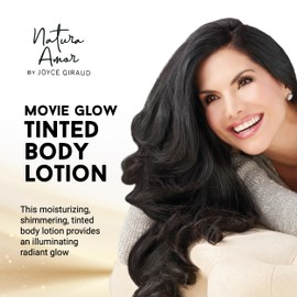 Joyce Giraud Movie Glow Tinted Body Lotion, Sun-Kissed Bronze, Shimmery Radiance, 1.7 Fl. Oz