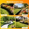 40" L x 8" H Metal Landscape Edging, Metal Lawn