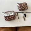 aaknhen Cheetah Print Case for AirPods 4th Generation 2024 Cute