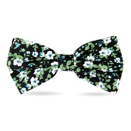 JESLANG Men's Cotton Bowties Printed Floral Neck Bow Tie