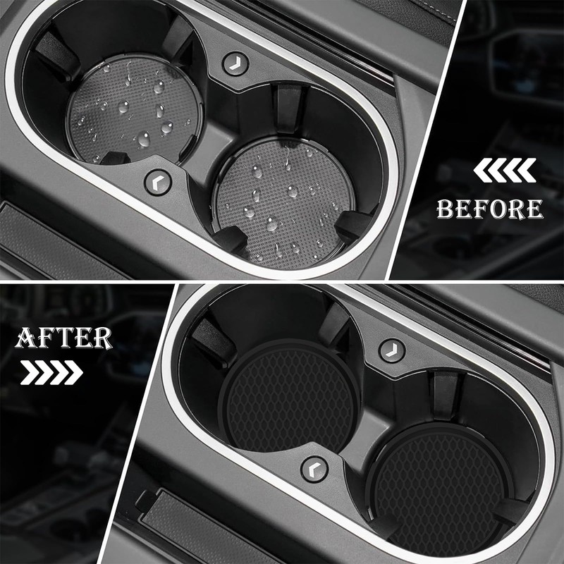 Car Coasters for Cup Holders [4 Pack], 2.77 Inches Silicon