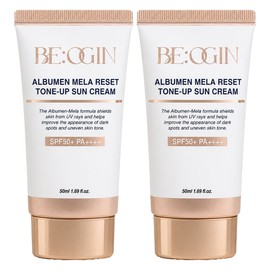 Biogene Jeon In-hwa Raw Face Sun Cream Albumin Tone Up 50ml 1+1 / 비오진 전인화 생얼 선크림 알부민 톤업 50ml 1+1