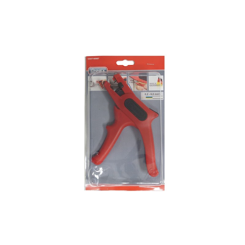 Connex COXT185007 Wire Stripping Pliers, Red/Black