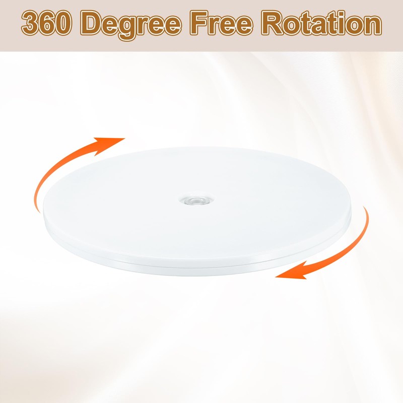 sourcing map 1Pack Acrylic Lazy Susan Turntable, 8" Spinner Lazy
