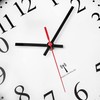 Foxtop Wireless Wall Clock Silent Analogue Non-Ticking 25 cm Easy
