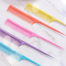 [FW511] Portable Vivid Color Tail Comb Standard 100ea