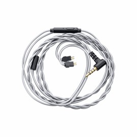 Moondrop MC1 - Cable de micrófono multiuso de 3,5 mm, cable de actualización para auriculares, micrófono de 0,78 mm, 2 pines