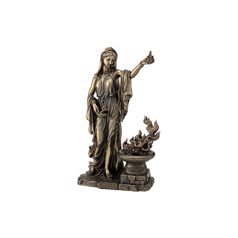 11.25 Inch Hestia - Greek Goddess Cold Cast Bronze Figurine