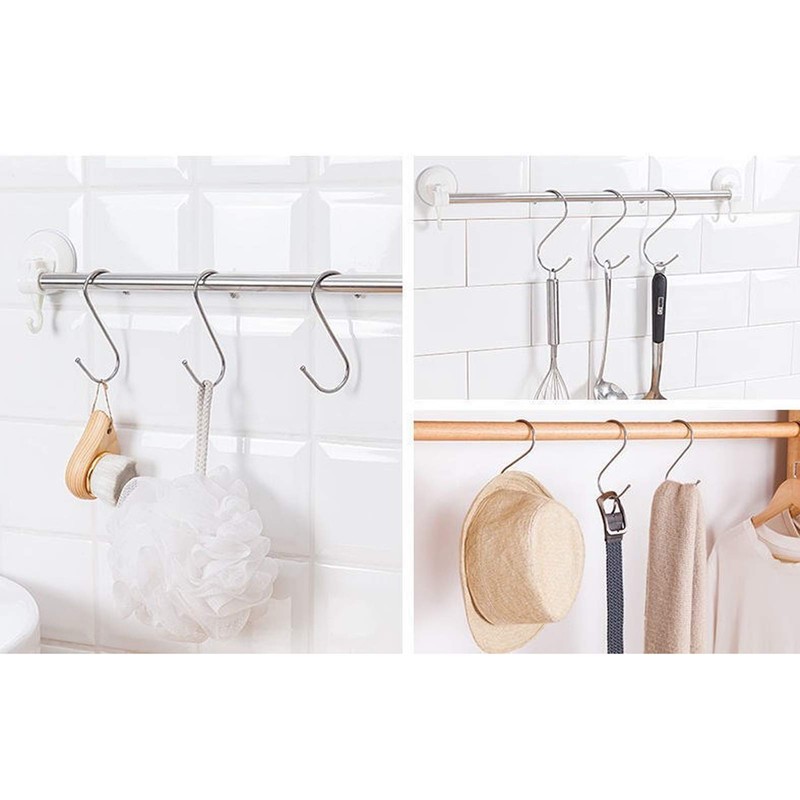 Meiyea 10pcs in Pack S Shaped Hooks Hanging Hooks Hangers