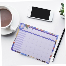 CAXUSD Monthly Tear-Off Planner Notepad Schedule Pad for Efficient Planning to-do Lists Notes Elegant Design for Home Office Use