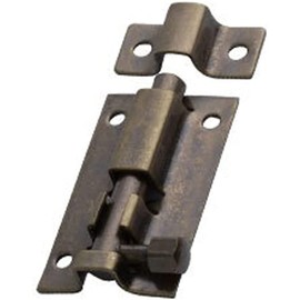 myoseya Sliding Barrel Bolt Door Lock Round Bar Latch Gate Inside Lock Stainless Steel 2" Bronze
