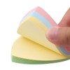 GTHER Heart Shaped Sticky Notes, Colored Sticky Notes Pink Red