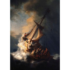 1000 Piece Rembrandt Puzzle | Christ in The Storm on The Lake of Galilee | Christian Religious Puzzles