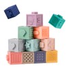 Baby Blocks Soft Building Blocks Toys Early Educational Squeeze Stackable