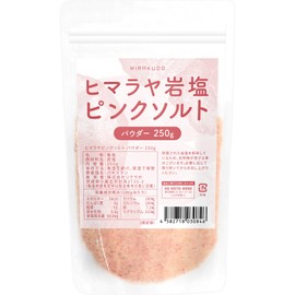 Ajirakudo Rock Salt Himalayan Rock Salt, Pink Salt, Powder Type, 8.8 oz (250 g), Refill, Edible