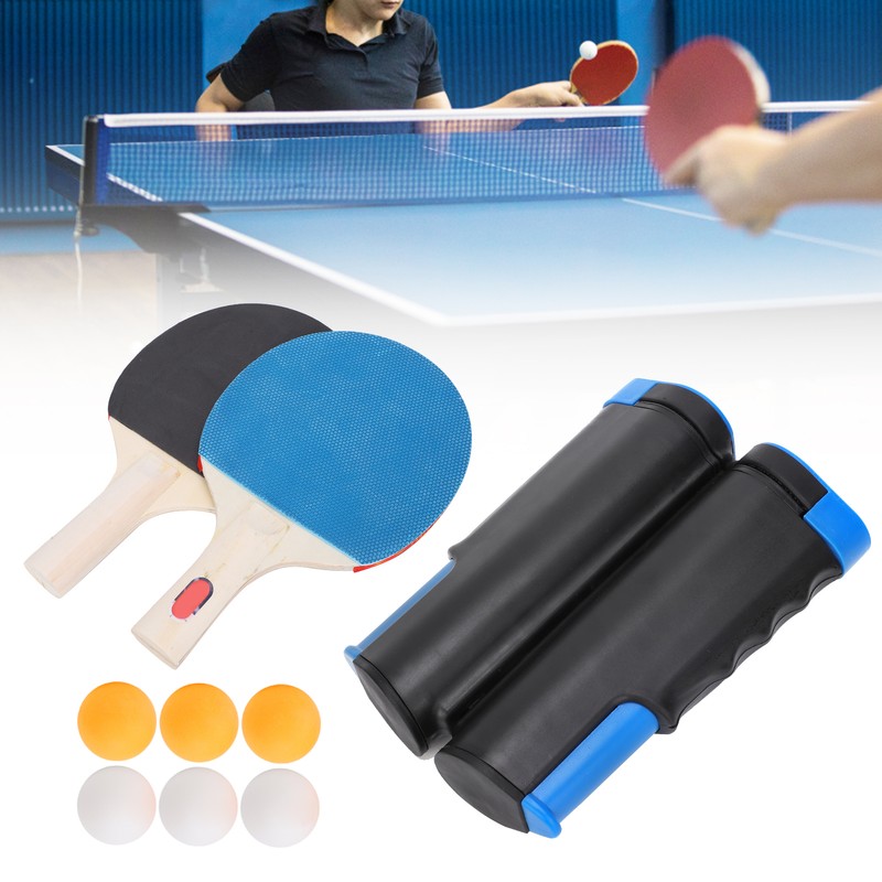 Portable Sport Automatic Ping Pong Bats Racket Telescopic Net Frame
