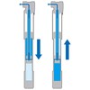 Topeak Roadie DA Kompakt Fahrrad Luft Pumpe 8 Bar Presta