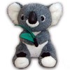I Love Aus Small Plush Koala with Leaf