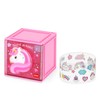 Legami - Cutie Cubes Modular Desk Box, Unicorn, Desk Organiser,