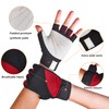ChinFun Kayaking Gloves for Men Padded Palm Fingerless Gloves for