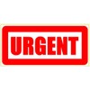 Large Urgent Stickers. 64 Large Urgent Labels. 4 x 2"