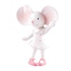 Meiya the mouse squeezing and bite tuft white / pink