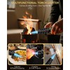 TBTeek Butane Torch Lighter - Adjustable Jet Flame Lighter, Blow