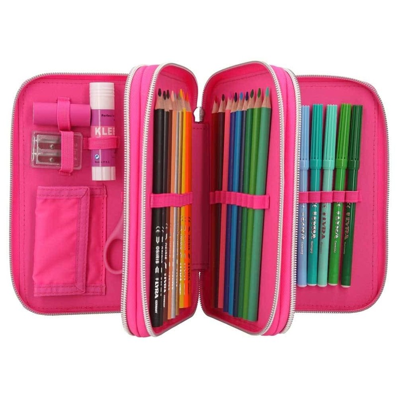 Depesche Miss Melody Love 10529 Pencil Case 3 Compartments with