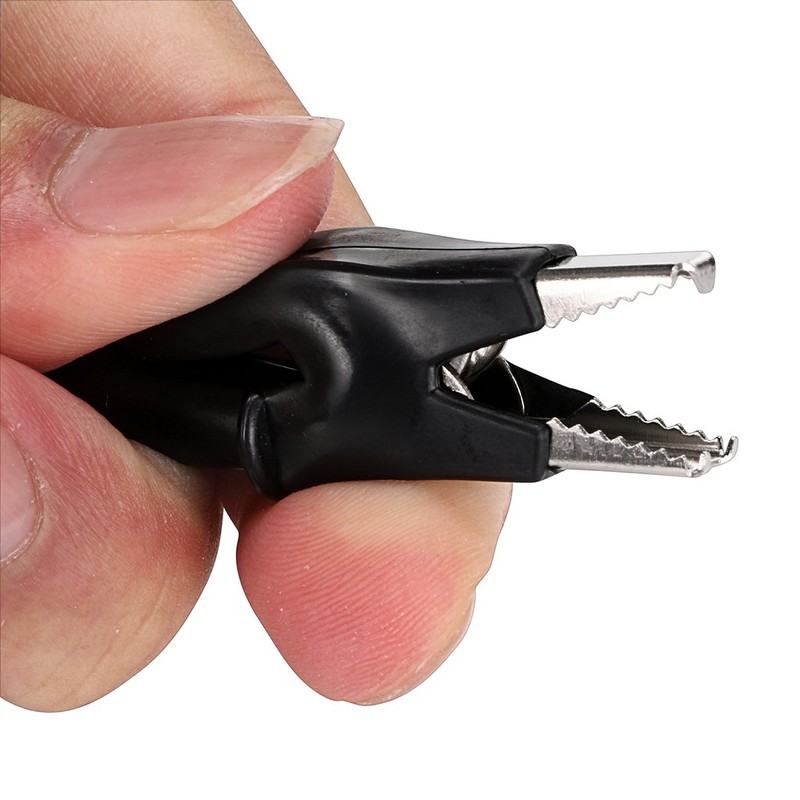 Sumnacon plátano Plug Alligator Clip de Pruebas de tenedor de