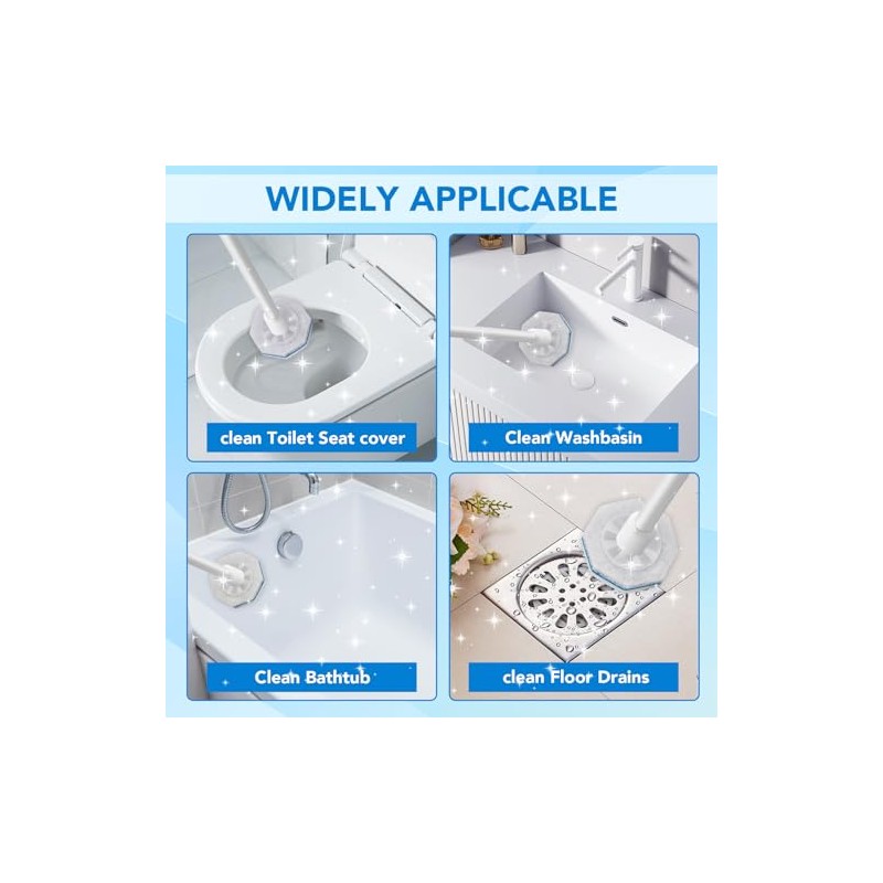 50 Count Toilet Bowl Wand Refills for Clorox, Upgrade Replacement